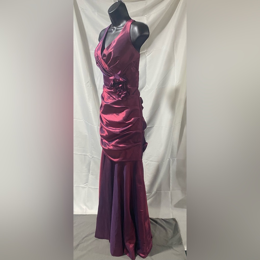 Mori Lee fuchsia gown